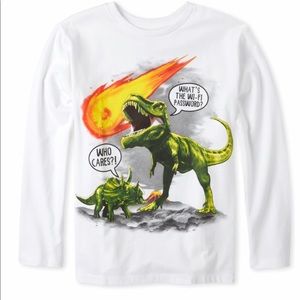 Children’s Place Boys Dino Graphic Long Sleeve T